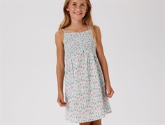 Name It strappy dress misty blue with floral print  